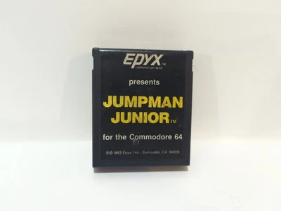 Jumpman Junior (Commodore 64) Cartridge only cleaned, tested. - Image 1 of 4