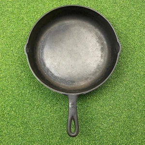Vintage Cast Iron Fry Pan No.8 With Handle Skillet 10 5/8" - Afbeelding 1 van 6