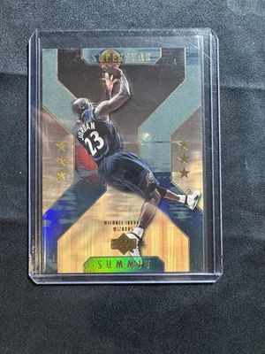 2002-03 Upper Deck Michael Jordan #SS10 Superstar Summit Insert Card Wizards Foto 1 de 2