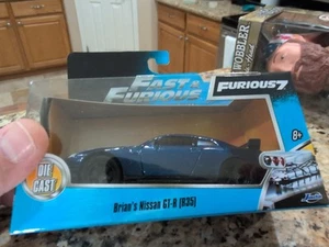 Fast and Furious 7 Die Cast: BRIAN'S NISSAN GT-R [R35] (2015, Jada Toys) - Picture 1 of 7