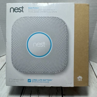 谷歌 Nest 保护烟雾和一氧化碳报警器第 2 代 - S3000BWES 密封 — 第 1/4 张图片