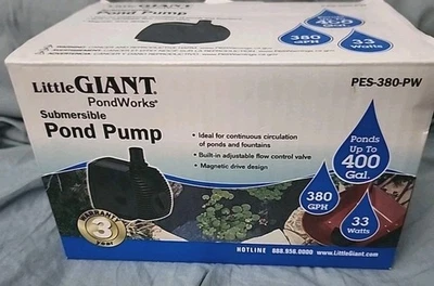Submersible Pond Pump - Little Giant PondWorks PES-380-PW - NEW - Image 1 of 4