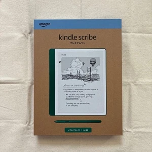 Amazon New Kindle Scribe 64 GB 2024 Metallic Jade Notebook Design 10.2 inch JP - Picture 1 of 4