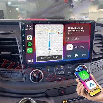 10.1" CARPLAY ANDROID 14 PARA FORD TRANSIT 250 350 2020-2024 COCHE ESTÉREO GPS WIFI Foto 1 de 4