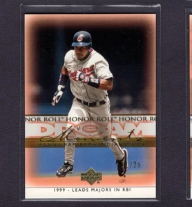Cubierta superior Honor Roll Dream Gold Parallel #89 Manny Ramirez Red Sox #/25 2003 - Imagen 1 de 2