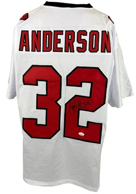 Jamal Anderson autographed signed jersey NFL Atlanta Falcons JSA COA Foto 1 de 4