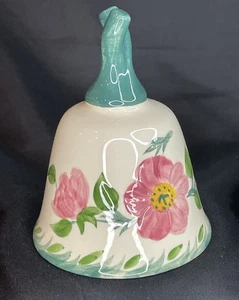 FRANCISCAN Pottery “Desert Rose” Decorative Bell (For Danbury Mint) EUC - Picture 1 of 15
