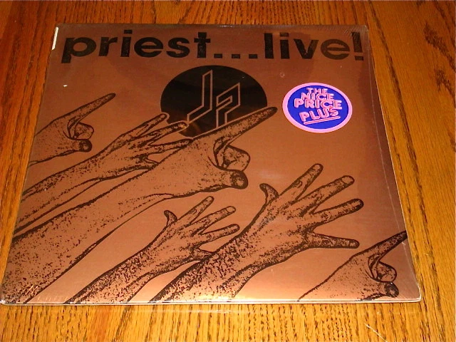 JUDAS PRIEST ~ PRIEST LIVE ~ 2-RECORD SET STILL SEALED WITH STICKER! - Image 1 of 1