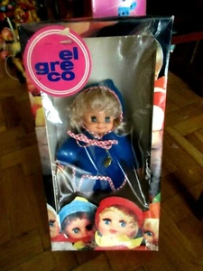 AMAZING VINTAGE RARE GREEK DOLL BY EL GRECO MIB - Picture 1 of 5