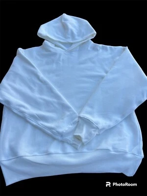 Felpa con cappuccio Yeezy Gap uomo taglia L oversize inedita doppio strato campione non tinto - Immagine 1 di 4