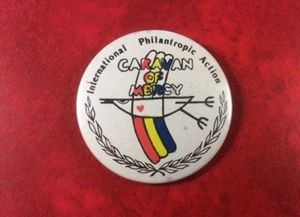 USSR Vintage Pin Badge International Philanthropic Action.CARAVAN OF MERCY. RARE - Picture 1 of 2