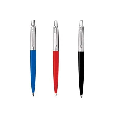 Parker Jotter Standard Set of 3 Pens Ball 1 Black 1 Red 1 Blue - image 1 of 4