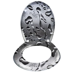 WC Sitz Bad Pflegeleicht Toilettensitz Klobrille Klodeckel Toilettendeckel - Bild 1 von 16