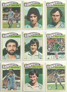 14 x COVENTRY CITY - 1978 Topps Football Cards - Picture 1 of 4