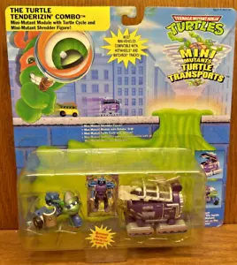 1994 Playmates Mini Mutants Turtle Transports Tenderizin' Combo - Bild 1 von 4