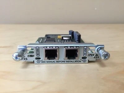 Cisco VIC2-2FXS Foreign Exchange Station Voice Interface Card Two Port FXS VIC  - Image 1 of 4
