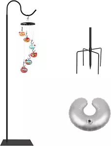 2 in 1 Hummingbird Feeder Stand, Adjustable 20-63 Inch Shepherds Hook for Outdoo - Picture 1 of 12