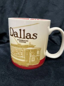 Taza de té café coleccionable Starbucks Dallas 16 OZ 2012 - Imagen 1 de 4