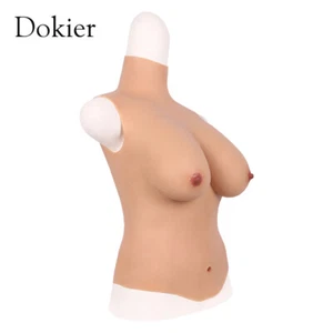 Medio Body de Silicona Dokier Travesti Formas de Pecho Placa de Pecho Tetas Falsas  - Imagen 1 de 12