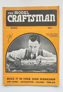 1938 The Model Craftsman April Magazine of Mechanical Hobbies M479 - Picture 1 of 10