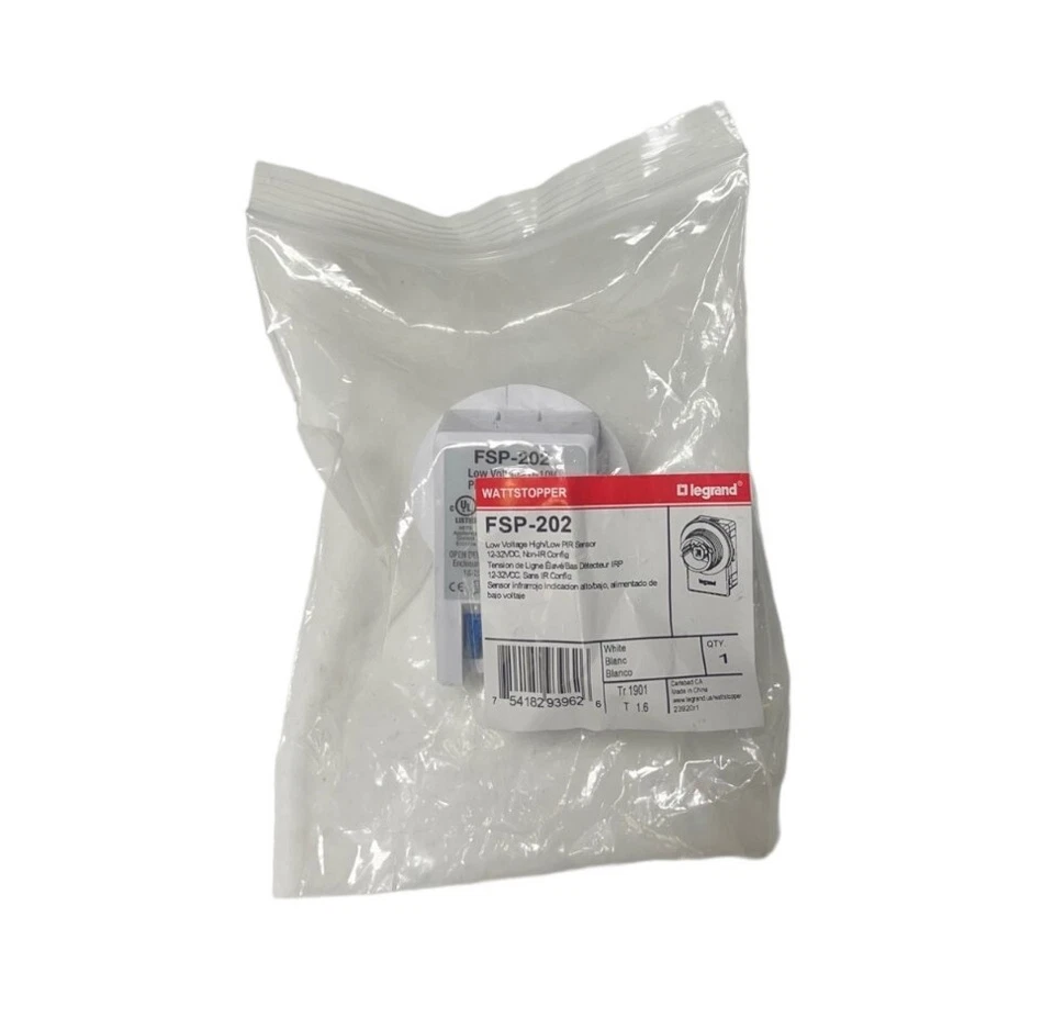 New Legrand WattStopper FSP-202 Low Voltage High/Low PIR Sensor **SALE** - Image 1 of 1
