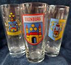 3 Eilenburg German Beer Glasses  .25lL Vintage