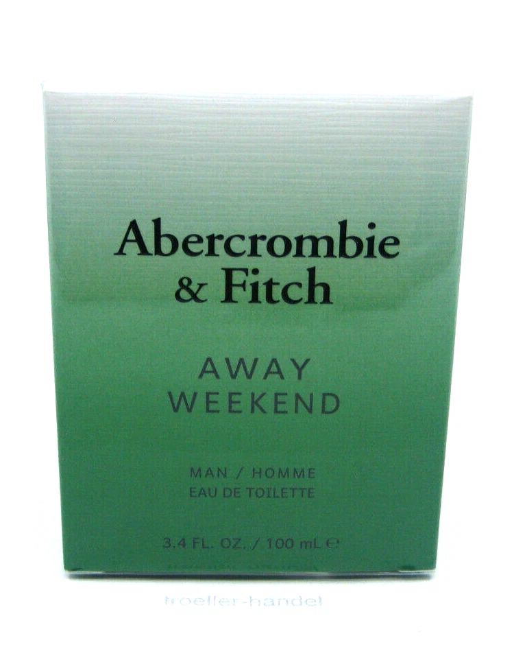 Abercrombie & Fitch Away Weekend 100 ml Eau de Toilette NEU & OVP