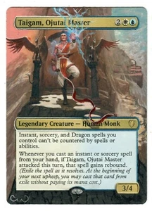 Taigam Ojutai Master Altered Full Art MTG Magic Commander Dragon Azorius Monk - Picture 1 of 1
