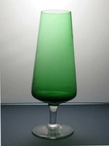 Poschinger Vintage Extra Large Green Crystal Glass Wine Glass 10 1/2" - 25C - Picture 1 of 2