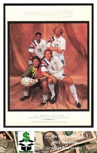 1994 Upper Deck World Cup Walter Iooss #WI1 Armstrong Lalas Meola Dooley - USA - Picture 1 of 2