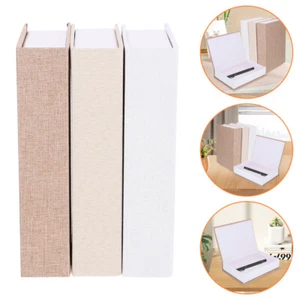 3 Pcs Imitation Book Decoration Imitated Ornament Model Man Office - Picture 1 of 12