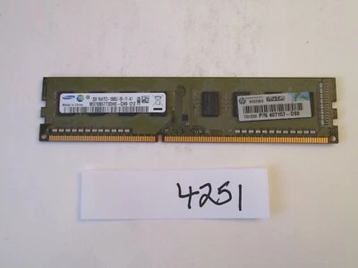 Samsung M378B5773DH0-CH9 2Gb PC3-10600 1333Mhz DDR3 Desktop Memory RAM (4251) - Image 1 of 2