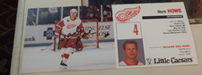 Mark Howe Detroit Red Wings Little Caesars Postcard Autographed