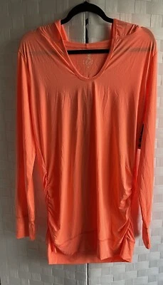 Sudadera con capucha Energy Zone Active para mujer talla XL melocotón agujeros para los pulgares/bolsa *Notas Foto 1 de 4