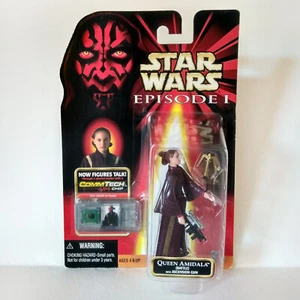 STAR WARS EPISODE I QUEEN AMIDALA ASCENSION GUN, MOSC (1999) HASBRO, JAPAN, VHTF - Foto 1 di 6