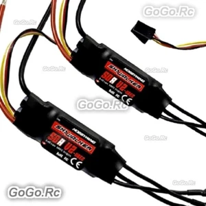 2x Hobbywing Skywalker 2-4S 50A V2 UBEC Brushless ESC With 5V5A BEC For RC Model - Picture 1 of 12