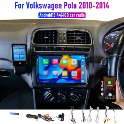 9'' Apple CarPlay Android auto head unit Car radio For Volkswagen Polo 10-14 - image 1 of 4