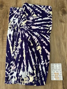 New Release LuLaRoe TC Tall & Curvy Leggings Beautiful Purple Tie Dye Print New - Picture 1 of 3