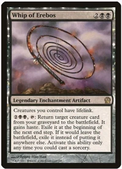MTG Whip of Erebos Theros (THS) #110/249 Regular Rare Leg Enchantment - NM - Image 1 of 1