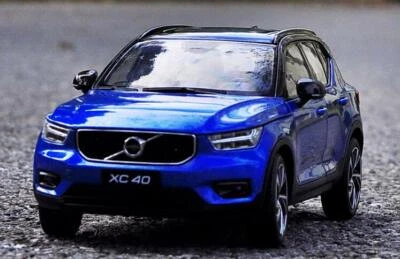 1:18 New Volvo XC40 SUV Diecast Model Car SUV Toys Kids Boy Girl Gift Blue/White - Image 1 of 4