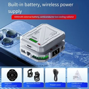 Refroidisseur téléphone portable avec fonctions de refroidissement efficace et - Photo 1 sur 12