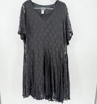 De colección más jazz A CHORUS línea COMPAÑÍA negro encaje caprichoso oscuro romántico 1X Foto 1 de 4