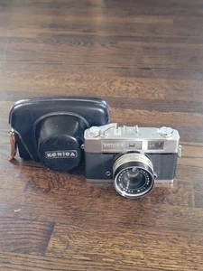 Konica Auto S2 Vintage Camera with Original Leather Case - Not Tested - See Pics - Picture 1 of 8