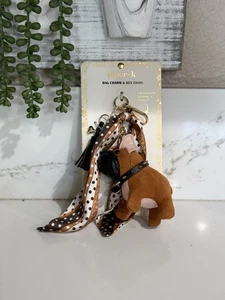 Piper K English Bulldog Bag Charm Key Chain - Picture 1 of 4