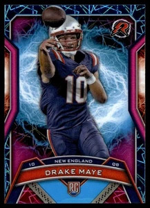 Amortiguador Drake Maye RC #164 2024 Topps Resurgence azul y rosa - Imagen 1 de 2