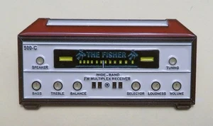 The Fisher 500-C Receiver Brooch Pin Music Electronics Pin Back Audio_Relics - Picture 1 of 3