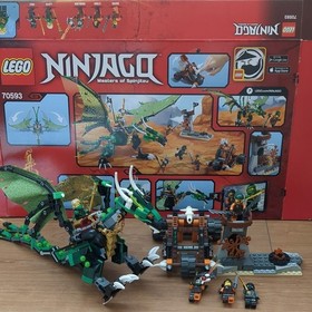 LEGO NINJAGO 70593 The Green NRG Dragon Set Lloyd Ghost Cole 5 Minifigs Box
