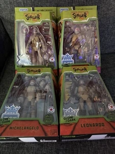 TMNT BST AXN Shredder in Hell Macy's Exclusive Figures Leo Raphael Don Mikey - Picture 1 of 2