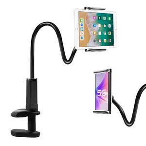 Gooseneck Tablet Mount Holder for Bed 4-10.5" Devices iPad Clamp Stand Kindle... - Picture 1 of 8