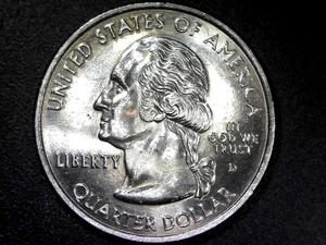 2000 D Virginia State Quarter - AU? - Picture 1 of 2